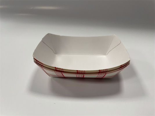FSC Rot-Weiß-Papier-Lebensmittel-Träger Karton-Träger für die Bäckerei
