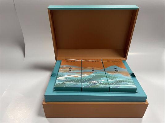 Folienprägungspapier Geschenkbox CYMK Quadratkartonkasten mit Deckel