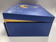 Blaue MDF-Papier-Geschenkbox Magnetbox Verpackung für Kosmetika