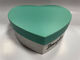 CMYK starre Geschenkbox Grüne Herzförmige Kartonbox Magnetverschluss