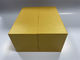 CMYK / Pantone-Druck Klapppapierboxen Gelbe Rechteckkartonboxen
